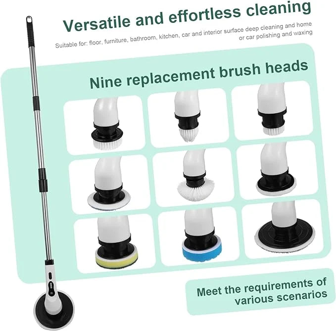 9 in 1 Electric Cleaning Brush | فرشاة تنظيف كهربائية