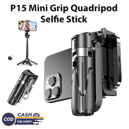 Mini Grip Quadripod Phone Tripod Stand Flexible Stand for Vlogging and photos