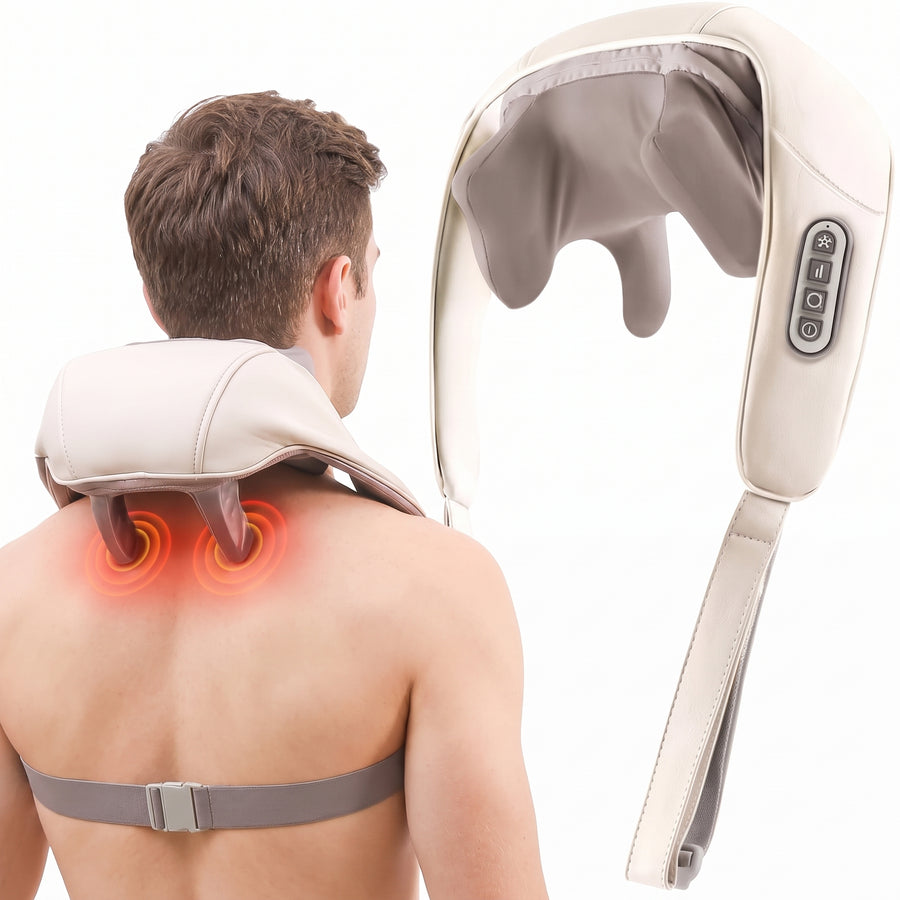Electric Shoulder & Neck Massager – Heat & Muscle Relaxation ✨