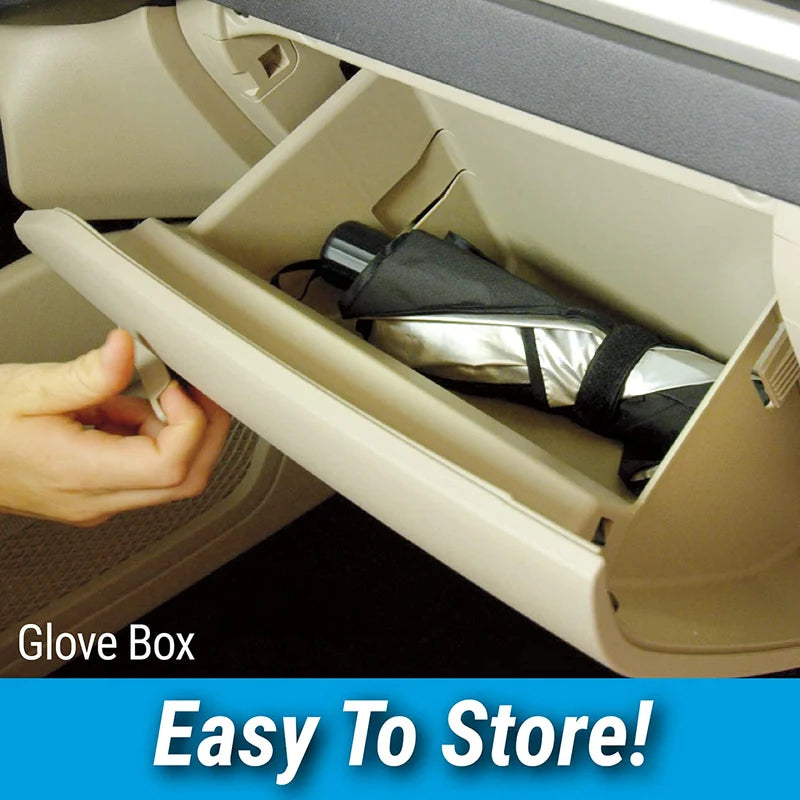 Car Windshield Sun Shade Umbrella (واقي شمس للزجاج الأمامي للسيارة) – Foldable Car Sun Protector