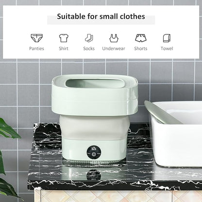 Foldable Mini Washing Machine | غسالة ملابس صغيرة قابلة للطي