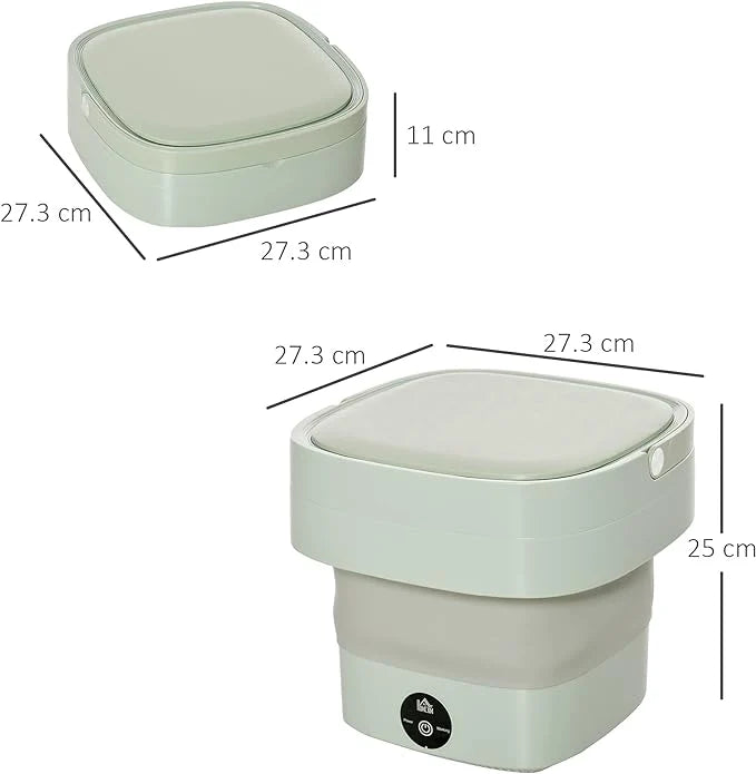Foldable Mini Washing Machine | غسالة ملابس صغيرة قابلة للطي