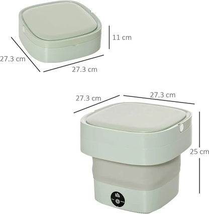 Foldable Mini Washing Machine | غسالة ملابس صغيرة قابلة للطي