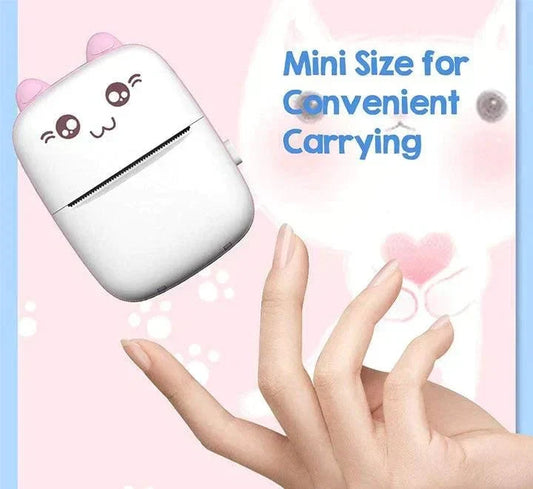 Portable Mini Pocket Printer Bluetooth Thermal Printer for Mobile | Wireless Inkless Printing